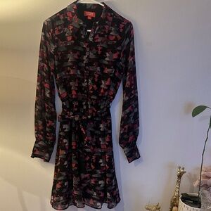 Kirna Zabete Multicolor Long Sleeve Dress - Preloved